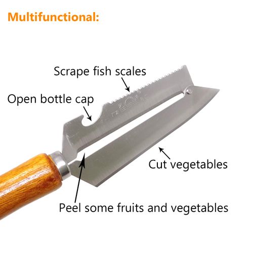 🔥Hot Seller🔥 COD！Multifunctional Peeler: Stainless Steel Fruit and Vegetable Peeler, Sharp Potato Peeler, Scraper, Household Kitchen Tool