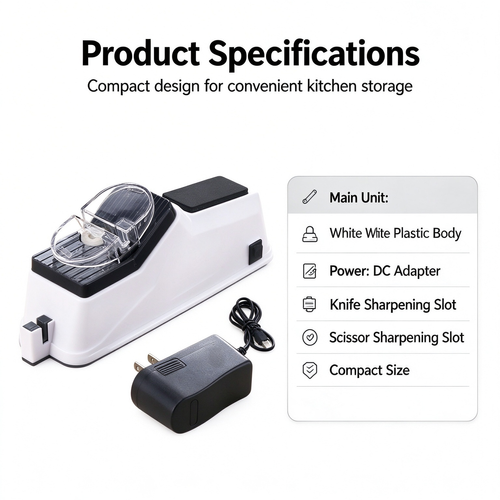 🔥HOT SALE🔥 COD！Electric Knife Sharpener – Fast Sharpening for Kitchen Knives, Scissors & Butchery Use