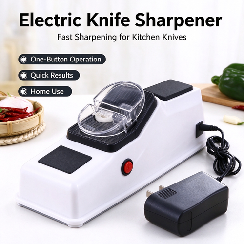 🔥HOT SALE🔥 COD！Electric Knife Sharpener – Fast Sharpening for Kitchen Knives, Scissors & Butchery Use