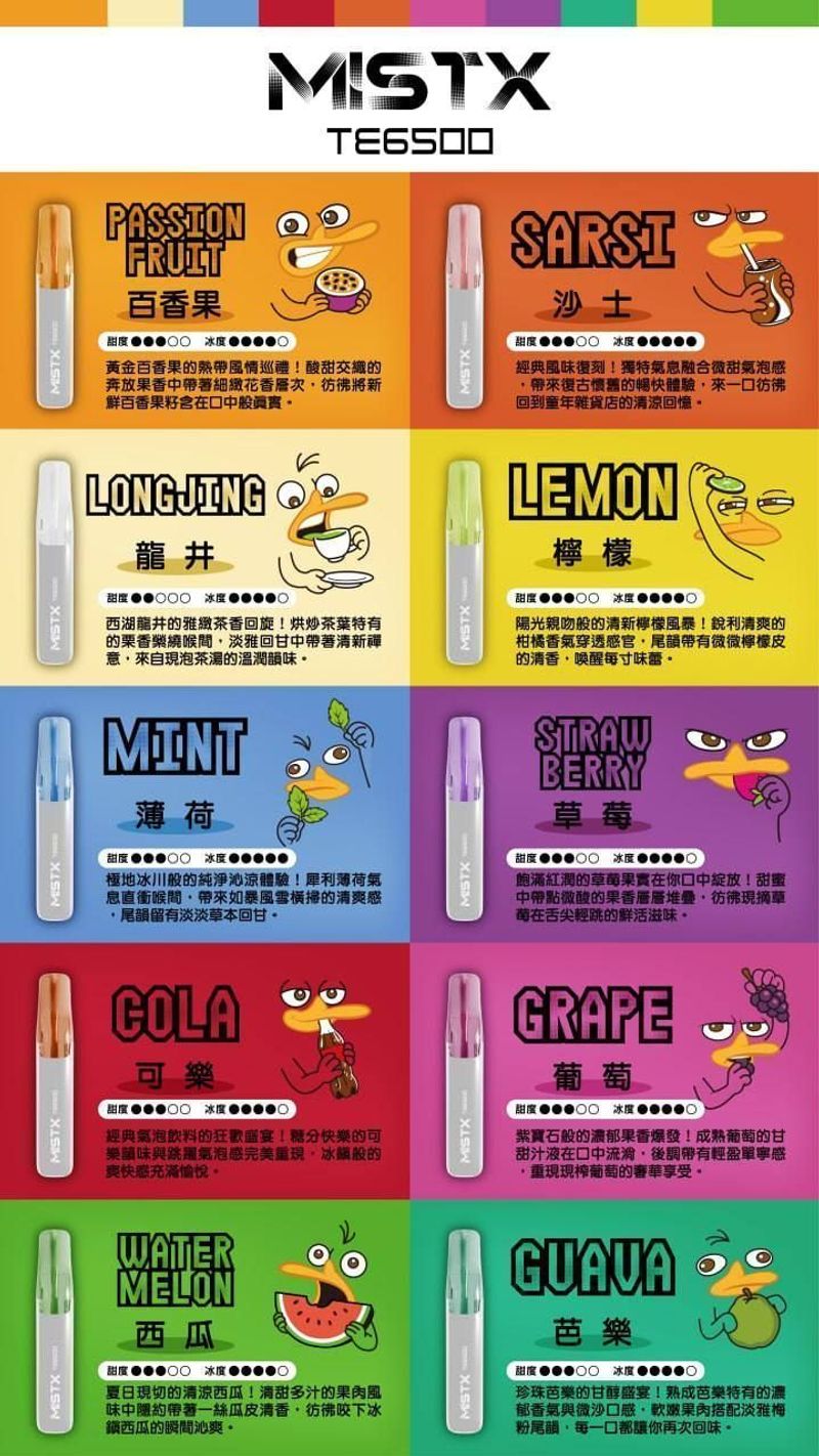 MISTX6500口電子煙