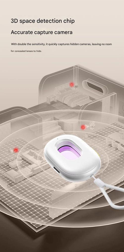 New second-generation infrared camera smart detector, hotel anti-spy camera signal detector with sound and light alarm.