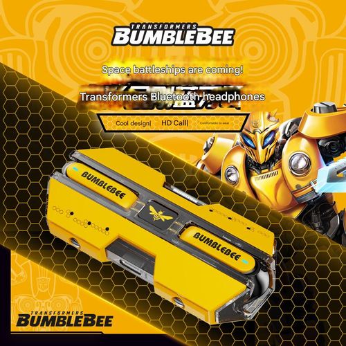 Official licensed Transformers collaboration T01 mecha-style true wireless Bluetooth earbuds with gaming-grade sound quality.