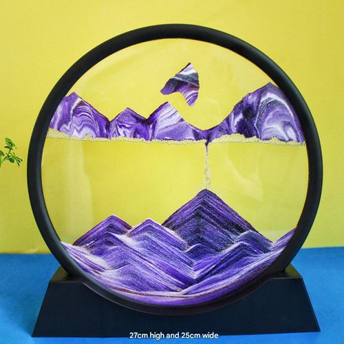 3D hourglass decorative stress-relief ornament