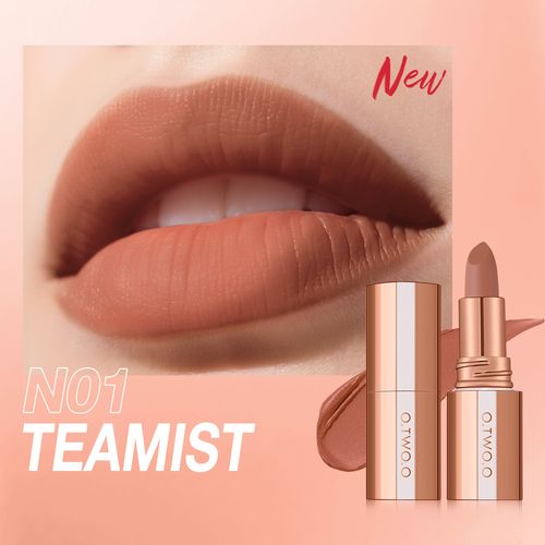 O.TWO.O Mist Kiss Color-Locking Matte Lipstick SC064 Light mist long-lasting matte velvet lipstick