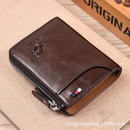 Anti-theft card holder, anti-magnetic wallet, men's wallet, purse, card holder, fashionable leather wallet