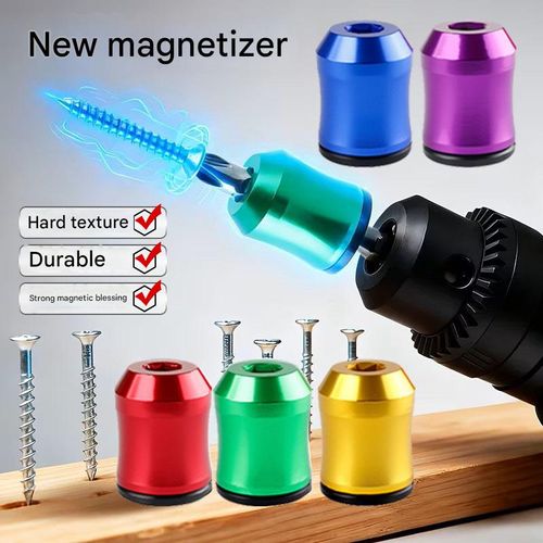 Strong magnet magnetizer, high hardness demagnetizer, strong magnetic adsorption impact screwdriver bit, anti-slip screwdriver bit, universal magnetizer for screwdriver bits.