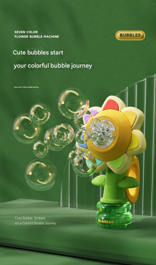 Sunflower Bubble Machine (Rechargeable)