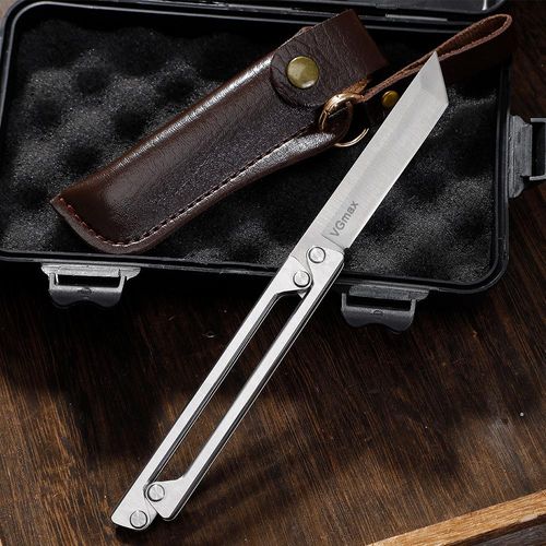 Kitchen fruit knife, multi-functional outdoor folding knife, camping multi-functional small knife, portable, high hardness folding knife, wilderness survival knife