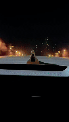 Solar-powered car decorative lights, shark fin antenna, roof spoiler light, anti-collision LED 8-light solar-powered modification light.