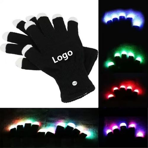 Colorful Light-Up Gloves