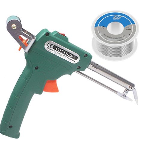 Internal heating type manual soldering gun set with soldering iron, UK plug, 220V.