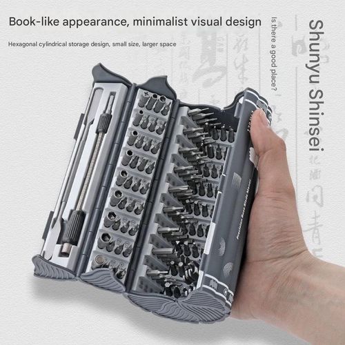 128-in-1 Precision Screwdriver Set, Disassembly and Repair Tool, Multifunctional Manual Screwdriver Roll-Type Set
