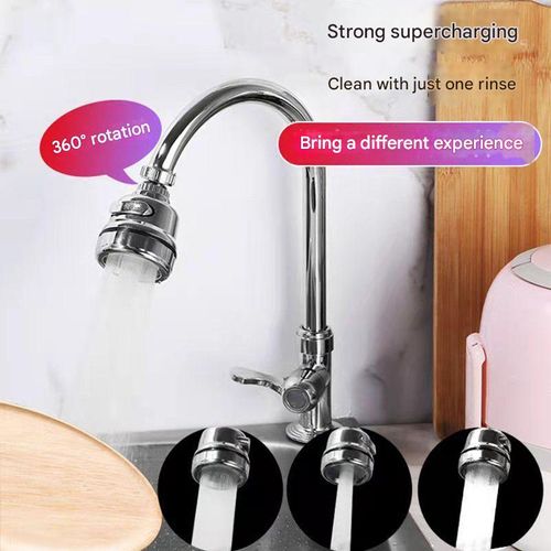 Kitchen faucet splash head kitchen shower nozzle booster extended filter tip universal universal water-saving artifact