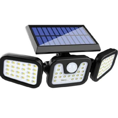 Solar wall light, outdoor rotatable solar human body sensor light, smart solar wide-angle street light