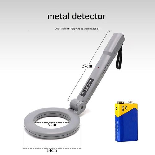Handheld metal detector, high-sensitivity, compact size, suitable for exam security checks, mobile phone detection, outdoor scanning and detection.