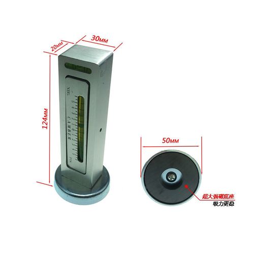 Justerbart Magnetiskt Mätverktyg för Däckreparation på Bil, Lastbil och Husbil