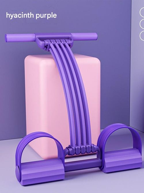 Foot pedal resistance band yoga leg eight-tube elastic rope full body stretching resistance band sit-up assist home use