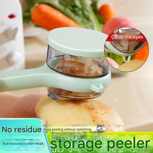 Multifunctional fruit peeler, retractable, kitchen and household stainless steel peeling and scraping tool