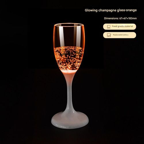 Inductive LED light-up cups, perfect for KTVs, bars, and for serving champagne, cocktails, and other beverages. Made from food-grade plastic.