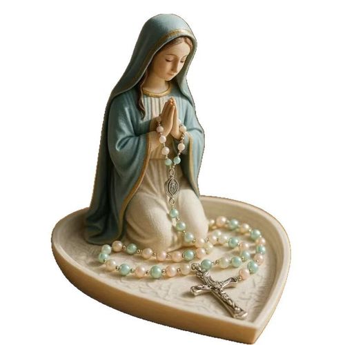 🔥 Virgin Mary Rosary Holder (includes necklace) - ⌛ Limited Handmade Series