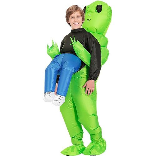 Alien inflatable costume, funny costume and dress-up props for children and adults.