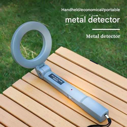 Handheld metal detector, high-sensitivity, compact size, suitable for exam security checks, mobile phone detection, outdoor scanning and detection.