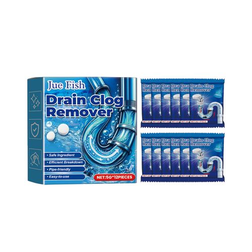 Drain cleaning effervescent tablets