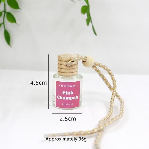 Bestselling car air freshener, multiple scents available, glass bottle pendant, aromatherapy essential oil, car interior decoration