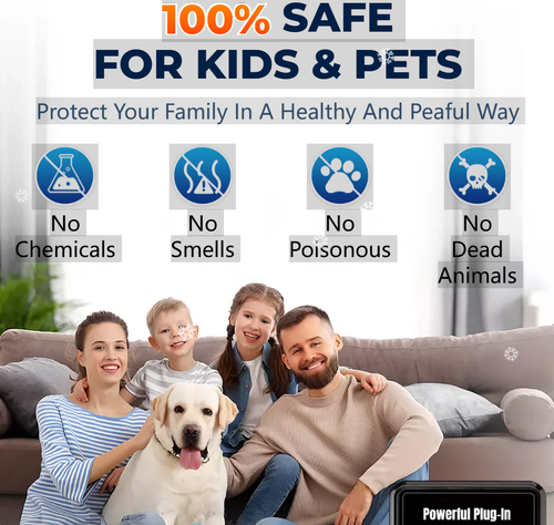 UK-standard ultrasonic rat repellent, a brand new intelligent variable-frequency rodent control device, suitable for homes and commercial premises, effectively eliminating all rats in one go.