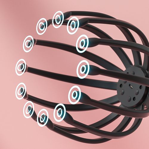Head pressure relief massager, octopus-shaped rotating ball massager, intelligent electric head relaxation device, soul extractor.