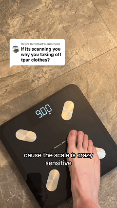 Household digital weighing scale, accurate body weight scale, rechargeable body fat scale, smart body scale for weight loss.