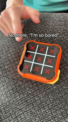 Super Electronic Tic-Tac-Toe and Five-in-a-Row Children's Toy, Multifunctional Chessboard, All-in-One Game, USB Rechargeable.