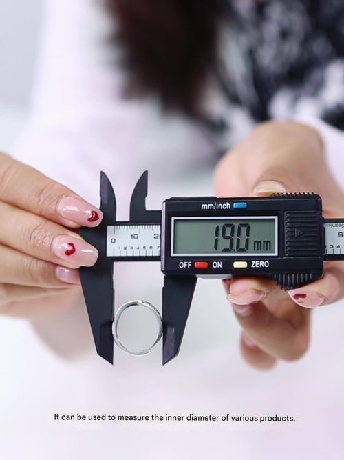 Electronic digital vernier calipers, 0-150mm high-strength plastic calipers, measuring tools for inner and outer diameters