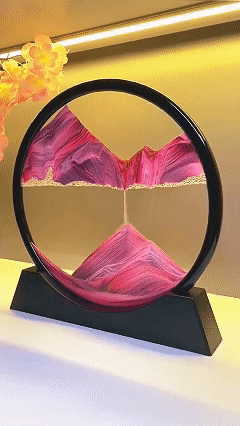 3D hourglass decorative stress-relief ornament