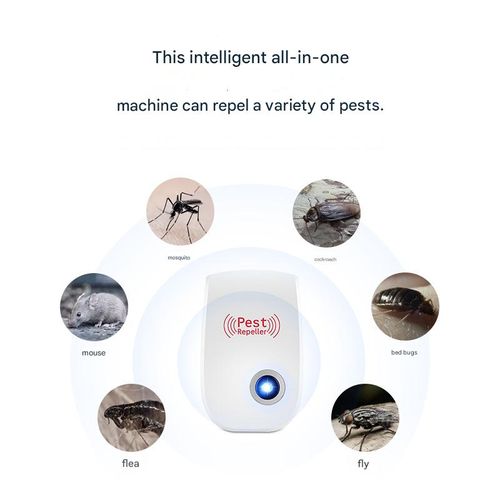 British standard ultrasonic mosquito and rodent repellent, electronic mosquito repellent, household rodent and mosquito repellent.