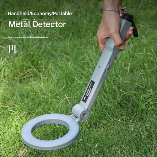 Handheld metal detector, high-sensitivity, compact size, suitable for exam security checks, mobile phone detection, outdoor scanning and detection.