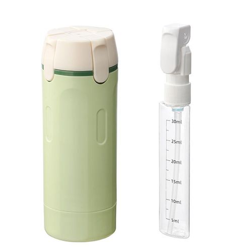 4-in-1 travel-sized bottle for portable shampoo, body care, cosmetics, and hair care products. Travel storage bottle.