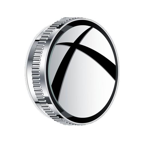 Vacuum suction cup reversing auxiliary mirror