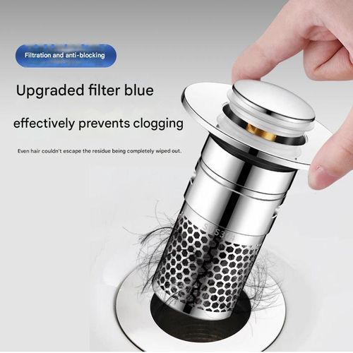 Washbasin Pop-up Drain Core — Sink Stopper & Leak Plug