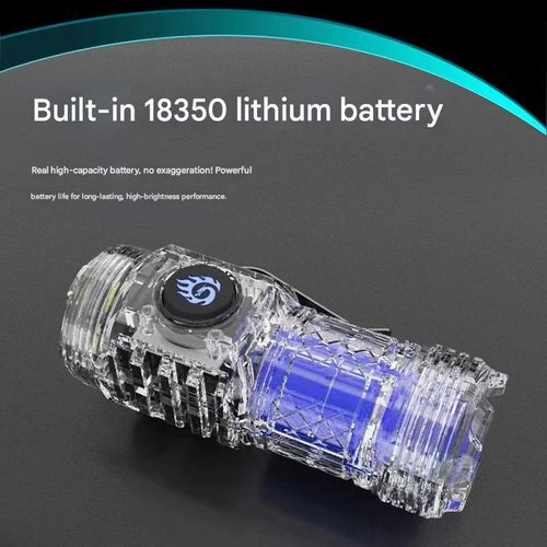 Mini glare three-eye flashlight