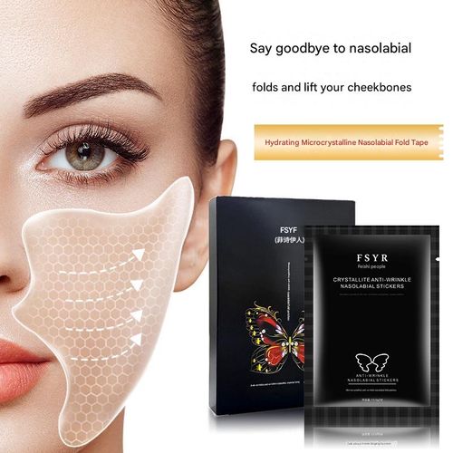 Hydrating microcrystalline nasolabial folds tighten, reduce wrinkles, and diminish fine lines and nasolabial folds