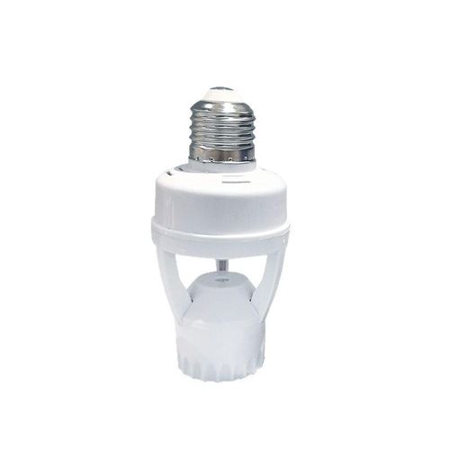 E27 screw-in smart motion sensor light socket, household smart switch sensor lamp holder, automatic LED light socket.