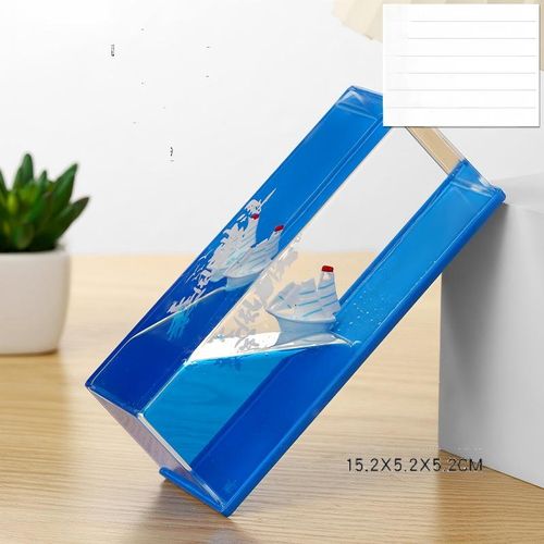 Ocean-themed message in a bottle ornament