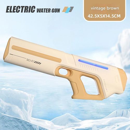 Dazzling light pulse fully automatic water-absorbing electric water gun, high-pressure, large-capacity, continuous-firing water gun.