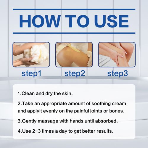 Joint Collagen Cream: Soothes joint and bone pain, corrects deformities, and promotes repair.