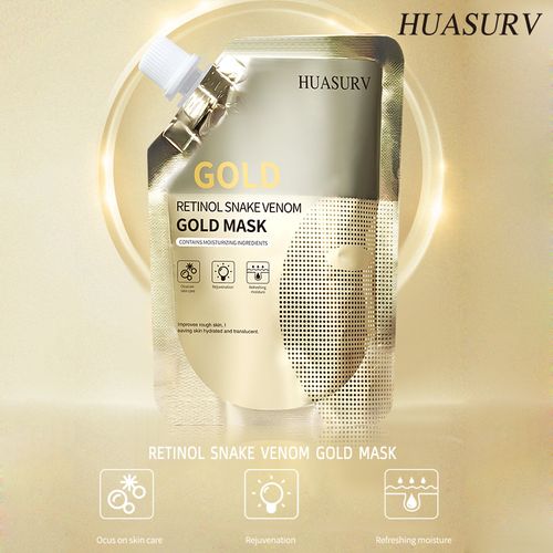 Huase Retinol Snake Venom Peptide Gold Mask Peel-off Mask