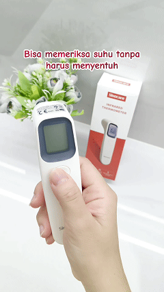 AD802 Handheld Infrared Forehead Thermometer, Non-contact Home Use Body Temperature Gun, Electronic Human Body Thermometer.  Uses 7号 (AAA) batteries. Batteries are not included and must be purchased separately.