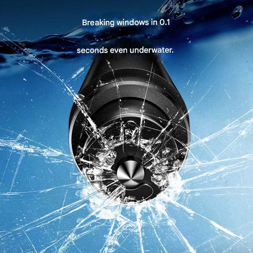 Baseus All-Metal Car Safety Hammer, a practical fire emergency escape and rescue tool, window breaker, and gift item.