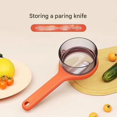 Multifunctional fruit peeler, retractable, kitchen and household stainless steel peeling and scraping tool