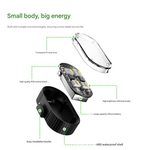 Motorcycle and airplane lights with long battery life, high brightness, RF remote control, car decorative lights, strobe lights, electric vehicle navigation warning lights